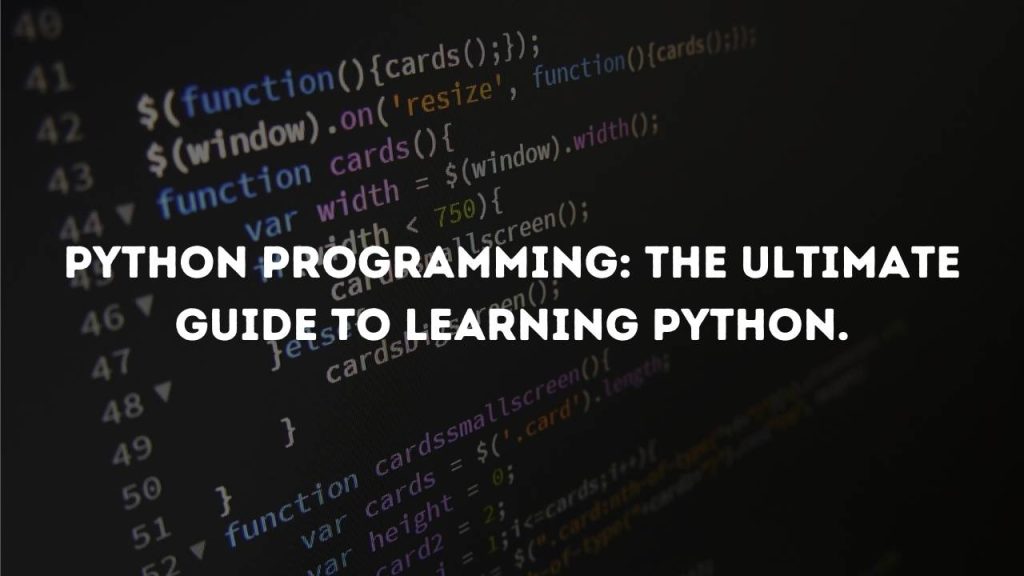 Python Programming