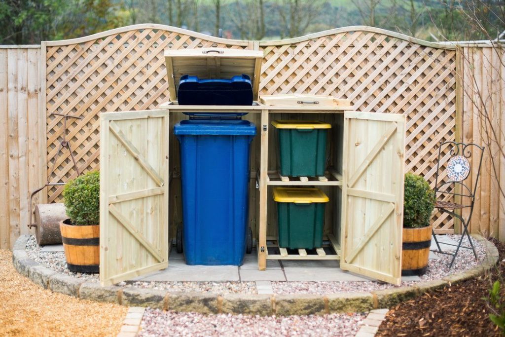 3 Wheelie Bin Strorage