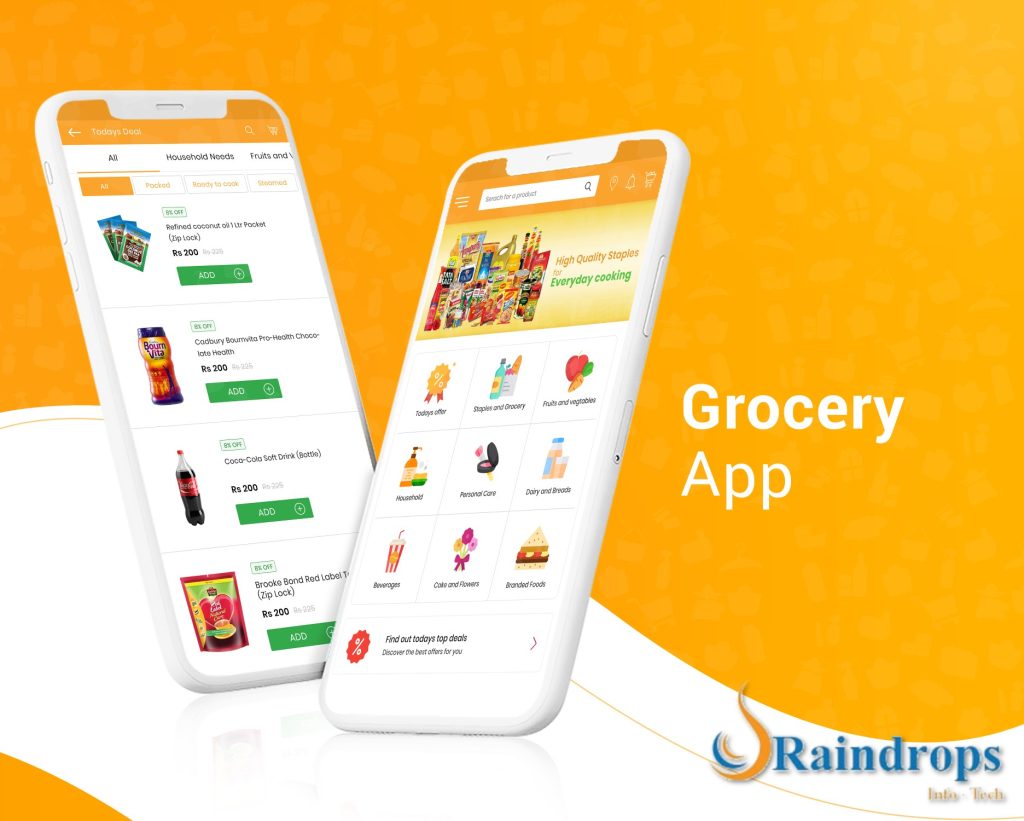 grocery app development