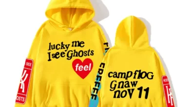 Kanye-West-Graffiti-Letter-Lucky-me-I-see-Ghosts-Hoodie-Yellow