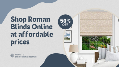 Shop Roman Blinds Online at affordable prices